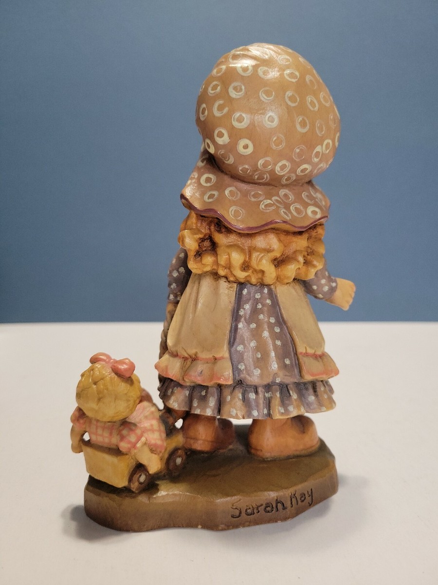 Vintage ANRI Wooden Carved Figurine “Playtime” 1702/4000 Vintage ANRI Wooden Carved Figurine “Playtime” 1702/4000
