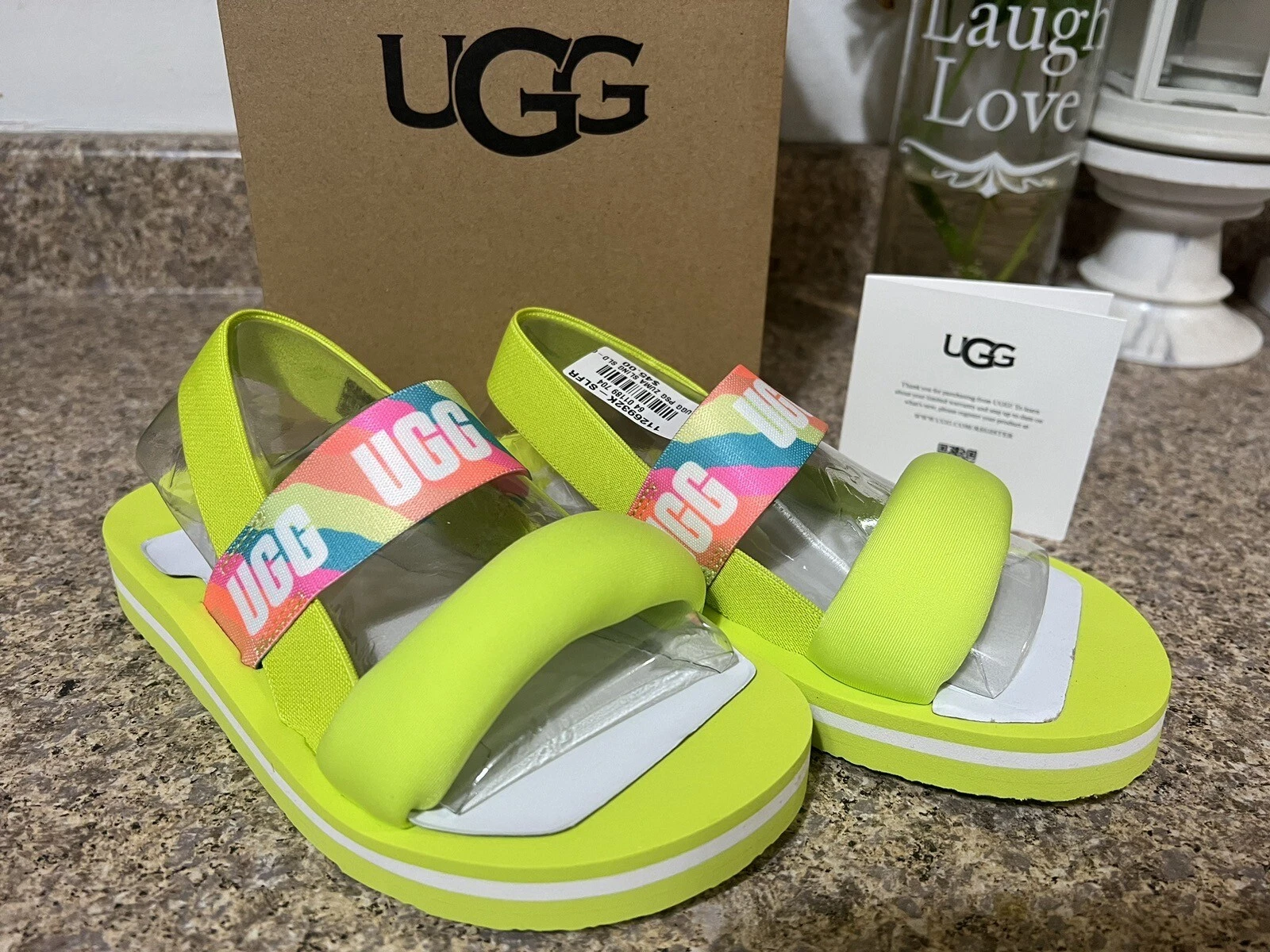 Sandali Ugg Ragazza K Sums Sling Taglia 13 Nuovi
