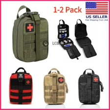 Tactical First Aid Kit Medical Molle Rip Away EMT IFAK Survival Pouch Empty Bag