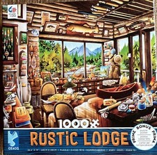 Puzzle: RUSTIC LODGE, 1000 piezas. , Bonus: Póster Puzzle, CEACO, 138WCP.16PGT
