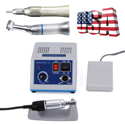 Dental Lab Marathon Electric Micromotor Polisher/contra Angle/straight Handpiece