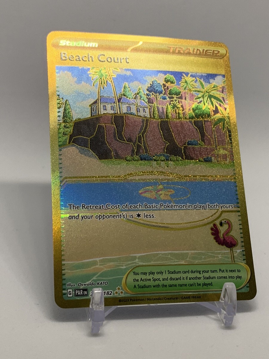 Pokémon TCG Beach Court Paradox Rift 263/182 Holo Hyper Rare | eBay
