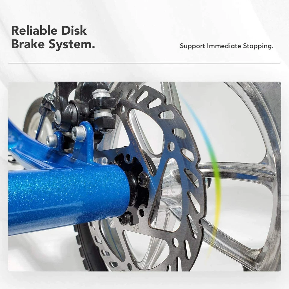 Amortiguador OasisSpace 2025 todo terreno rodillera scooter - ruedas de 12 pulgadas Foto 3 de 4