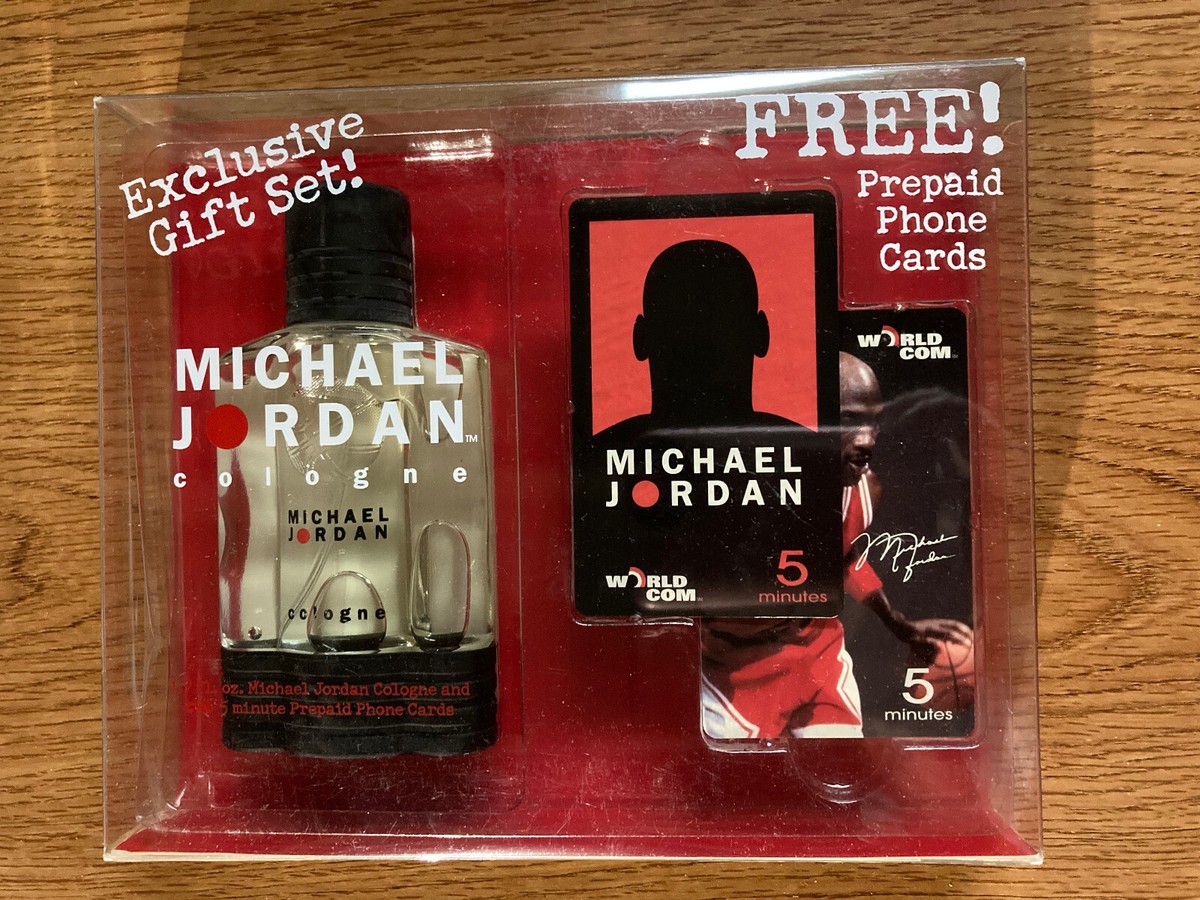 Michael Jordan Cologne Gift Set Pre-Paid Phone Cards