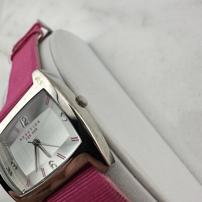Kenneth Cole Reaction For Her Watch Women Silver Tone Pink  display picture 1
