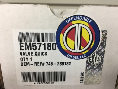 QR1C Quick Release Valve | Excel # EM57180 Ref.# Bendix 289182