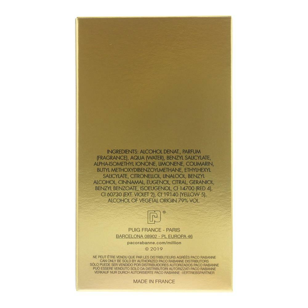 Paco Rabanne 1 Million Parfum 50ml Spray For Him NEW. Men's Perfume