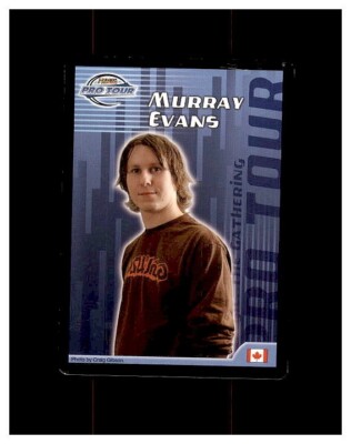 2005 Magic The Gathering Murray Evans #7/25 Pro Tour Card MTG TCG Rare