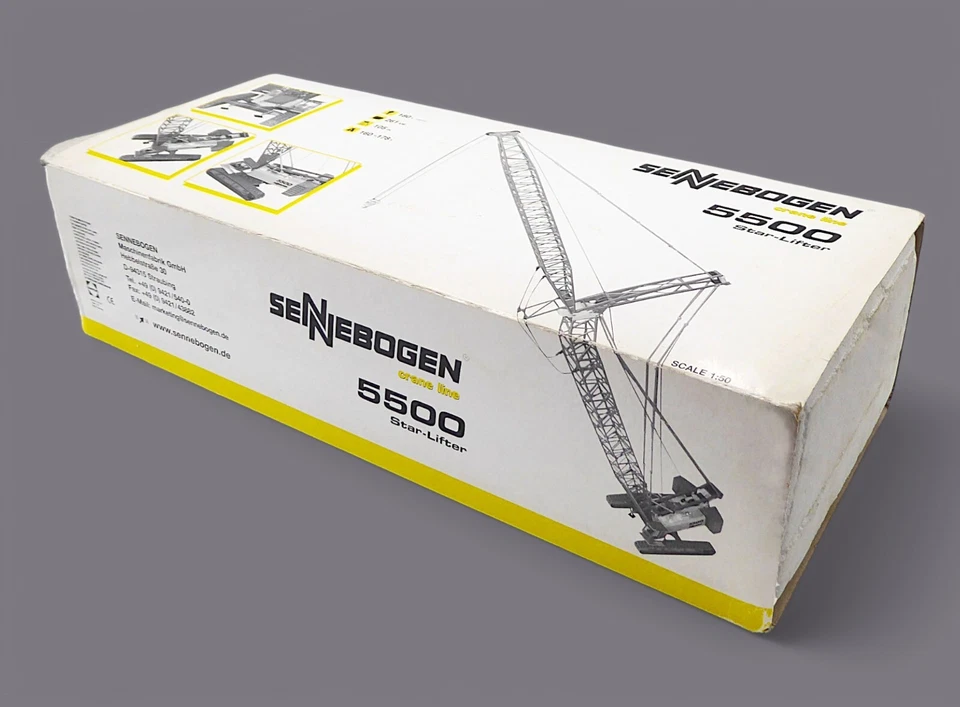 Conrad Art. 2733 - Sennebogen 5500 StarLifter - Gru Cingolata, Scala 1:50-NEW - Immagine 4 di 4