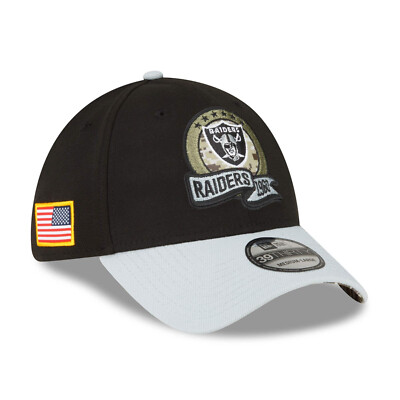 NFL Basecap Las Vegas Raiders Cap Salute to Service 2022 NewEra 39Thirty Kappe