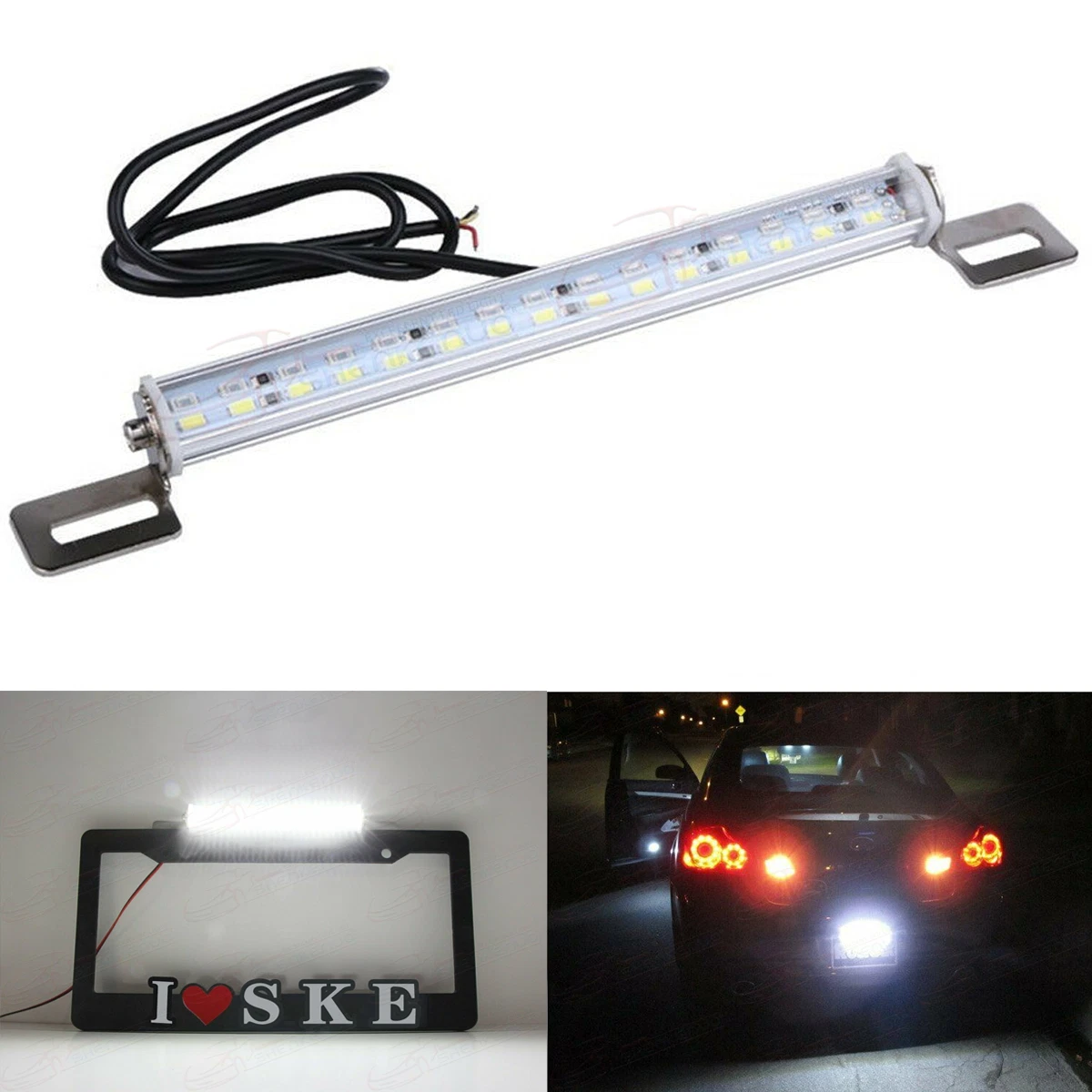 LED License Plate Brackets & Universal Plate Light