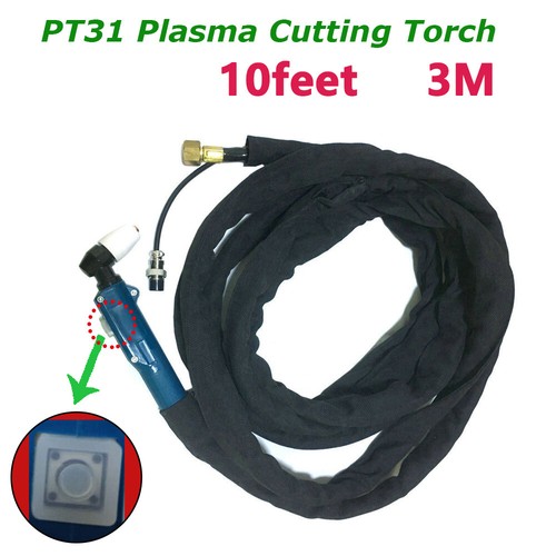 Welding Knight PT31 Plasma Cutting Torch With 13ft Cable - 40A Rated, Fits CUT40/CUT50 Plasma Cutters