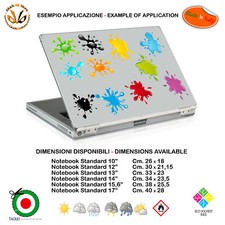 Stains Various Colors Sticker Notebook Tablet Sticker Stains Print PVC 11pcs