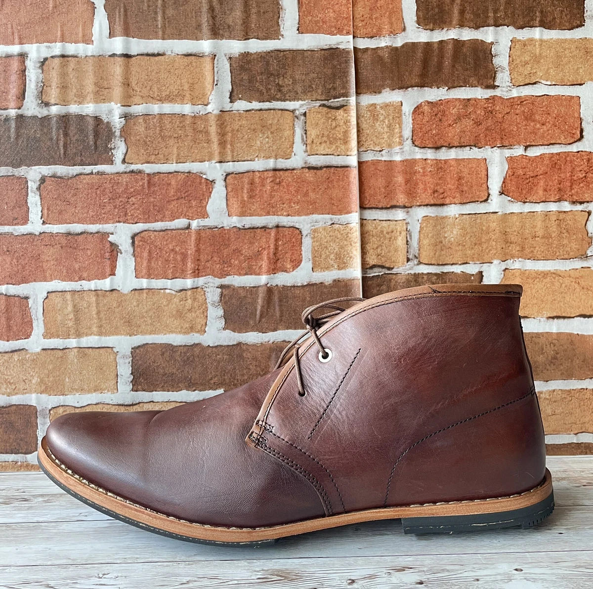 TIMBERLAND BOOT COMPANY WODEHOUSE MEN S DARK BROWN CHUKKA BOOTS