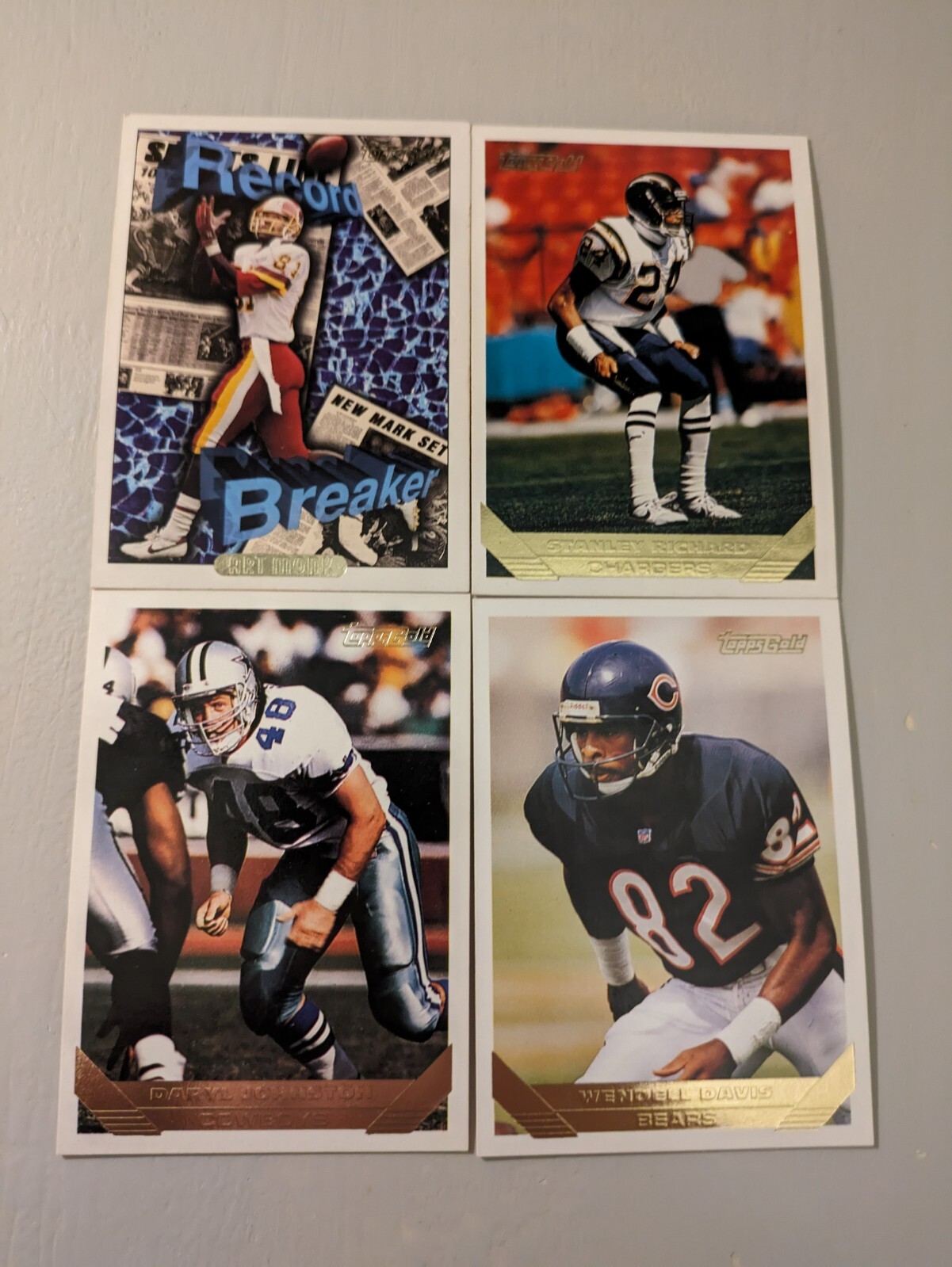 1993 Topps Gold Football Cards #1-220 Choose Your Cards