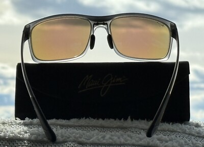 Maui Jim Pokowai Arch MJ 439 11M Matte Grey + Blue Hawaii