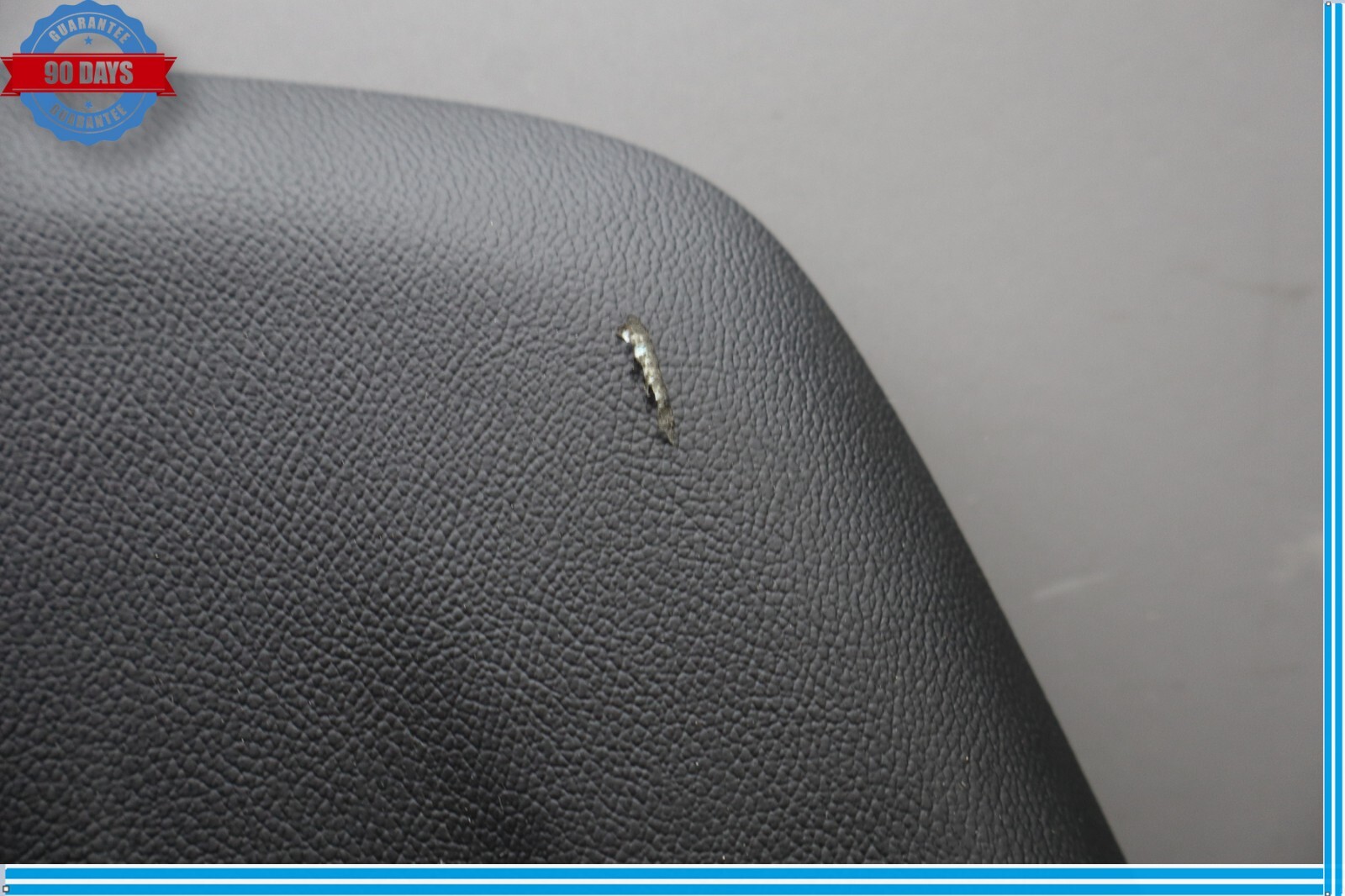 14-17 Maserati Ghibli Front Left Side Seat Back Plate Cushion Cover Black Oem
