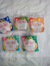 1998 McDonalds Happy Meal Toys. Mulan  1 2 4 5 7 unopened
