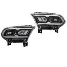 Labwork RH+LH Headlights For 2021-2023 Dodge Durango Full LED Type Black Housing