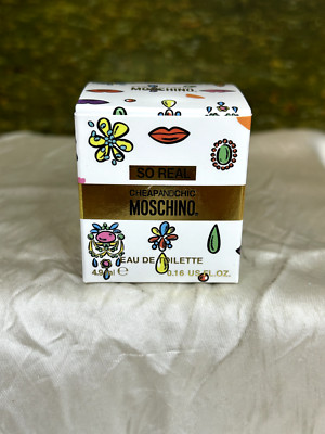MOSCHINO SO REAL 4.9ML EDT MINI SPLASH (NEW WITH BOX)