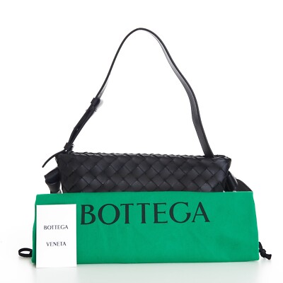 BOTTEGA VENETA 2500$ Small Tie Shoulder Bag In Black