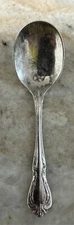 Straight Handle Baby Spoon Chalice-Harmony Silverplate, 1958 by Oneida Silver 4"