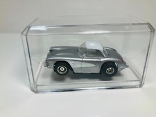 TYCO '60 CORVETTE in Silver  White coves and hardtop  Display  Runs Great