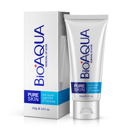 BIOAQUA Skin Care Acne Face Removal Cleanser Cream Spots Scar Blemish Mark 100g - Picture 1 of 10