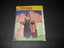 McCalls Pattern 8449 Misses Renaissance / Medieval Gown / Costume 12  14 Unc