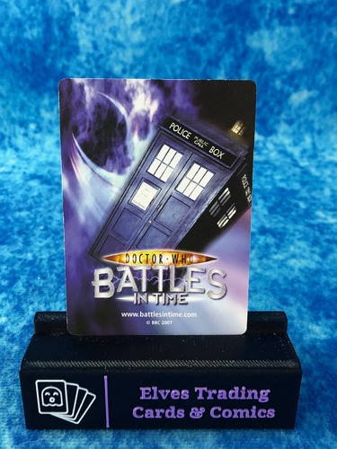 Tarjeta coleccionable Doctor Who Battles in Time 3: Invader única CCG de Topps 2007 - Imagen 116 de 402