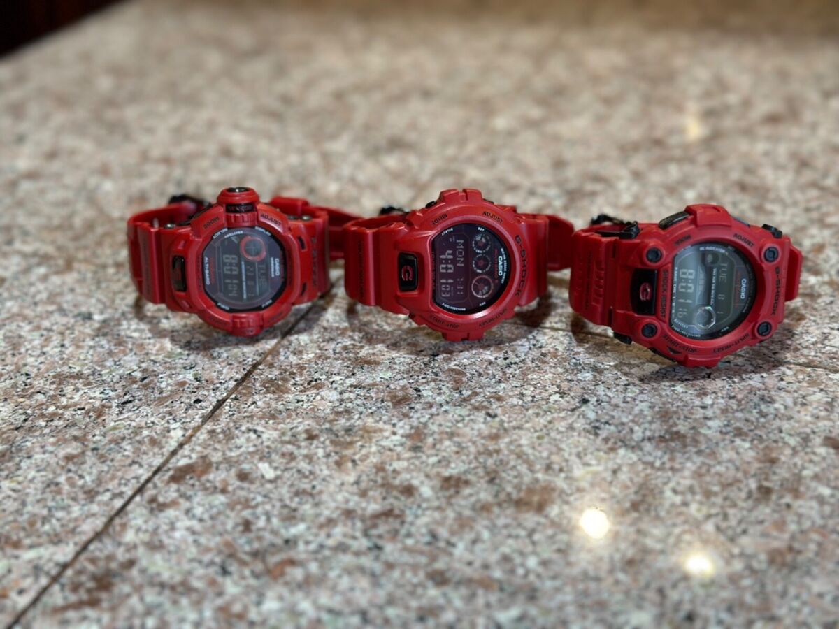 Casio G-Shock Burning Red Entire line up Gw-6900Rd-4Jf + Gw Casio G-Shock Burning Red Entire line up Gw-6900Rd-4Jf + Gw