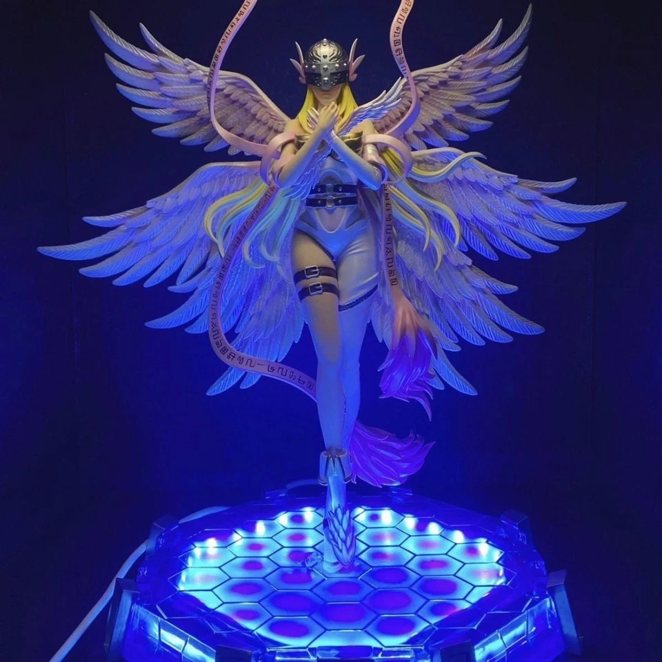 Digimon Adventure Angemon Angewomon 28CM PVC Figure Statue w/box Digital Monster - Image 2 of 4