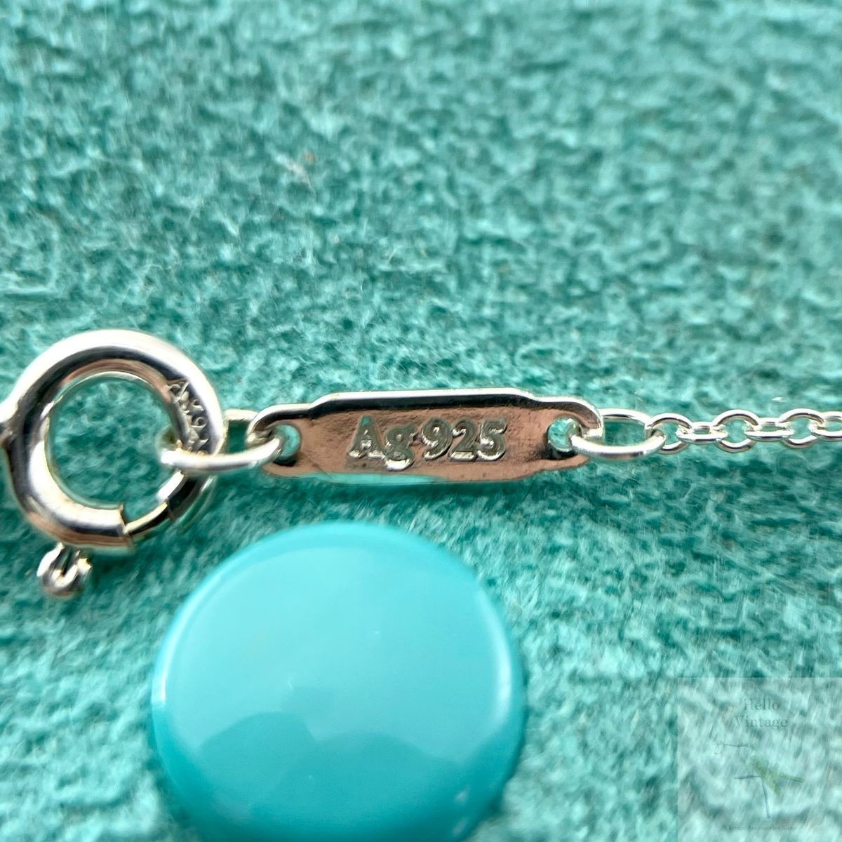 Authentic Tiffany & Co. Rare Horseshoe Necklace Silver 925 15.7