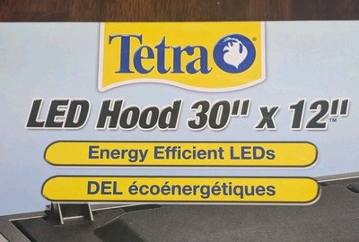 Tetra LED Hood 30 x 12 Aquarium Light Top Fits 20 29 37 Gal NEW Sealed