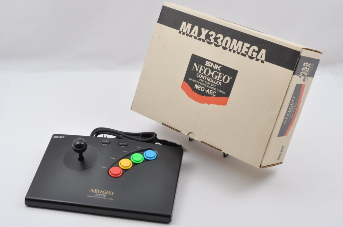 Neo Geo Joystick Controller with BOX NEO-AEC, Seimitsu Buttons
