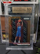 2018-19 Prizm Shai Gilgeous-Alexander SSP ROOKIE #1/20 Bronze Disco BGS 9.5 MVP 