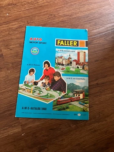 Faller AMS Slot Car Brochure Catalog 1968