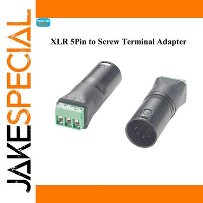 JakeSpecial – DMX 5-Pin Male to Screw Terminal Adapter | eBay