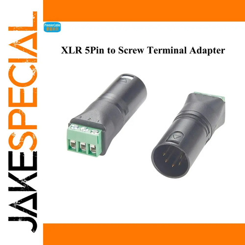 JakeSpecial – DMX 5-Pin Male to Screw Terminal Adapter | eBay