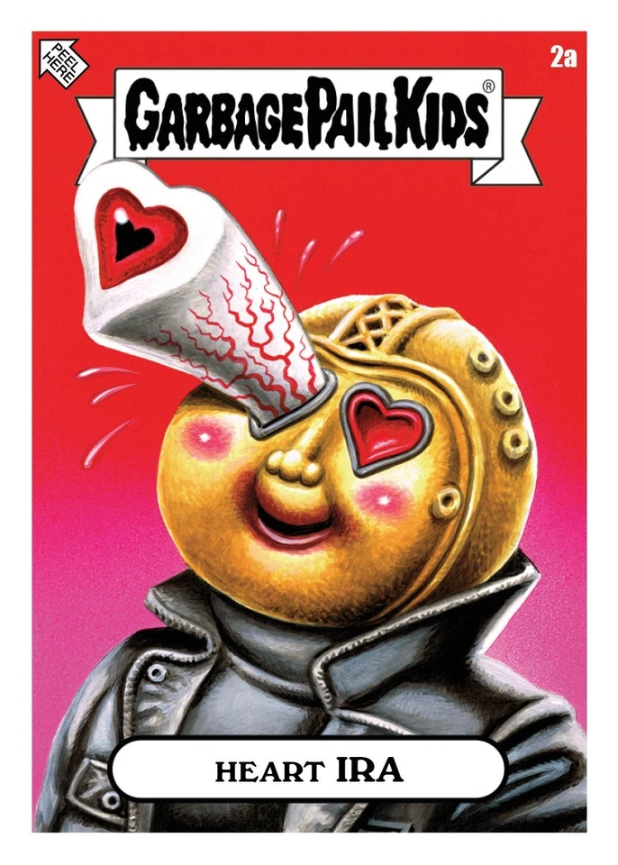 2025 GPK Oh Horrible Wave 1 Complete Set Heart Eyes Wrapper - Image 4 of 4