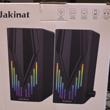 Uakinat E-1065 Desktop Multimedia Speaker RGB Lighting USB Wired 3.5mm AUX