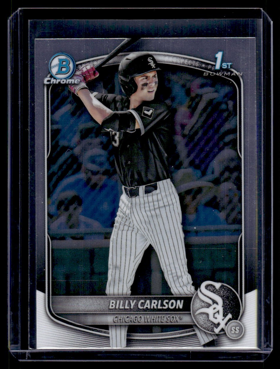 2025 Bowman Draft Chrome Billy Carlson Chicago White Sox #BDC-10