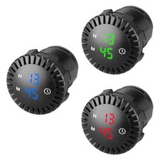 Automotive 12v24v Touch Digital Clock 24 Hours Waterproof For Suv