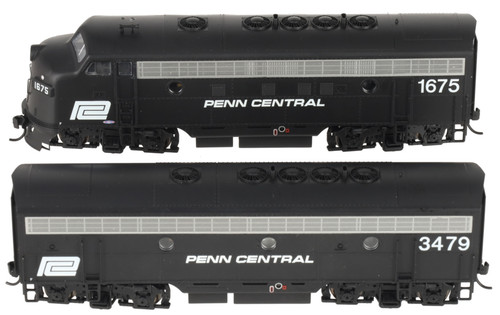 Walthers 910-19984 HO PC EMD F7 A-B Diesel Loco #1675, #3479 con sonido ESU y DCC | Condition: Used
