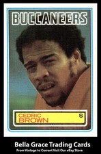 1983 Topps Cedric Brown #175 Tampa Bay Buccaneers NFL Football