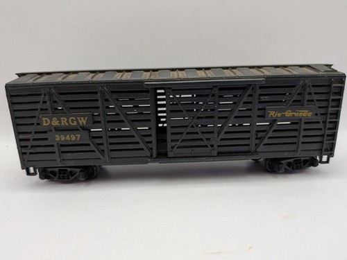 CARRO DE CARGA A ESCALA TYCO HO D&RGW RIO GRANDE COCHE DE GANADO 39497 | Condition: Used