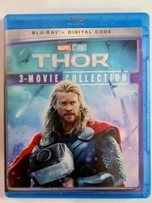 Thor: 3-Movie Collection Blu-ray NO Digital Code , Disc's Like New