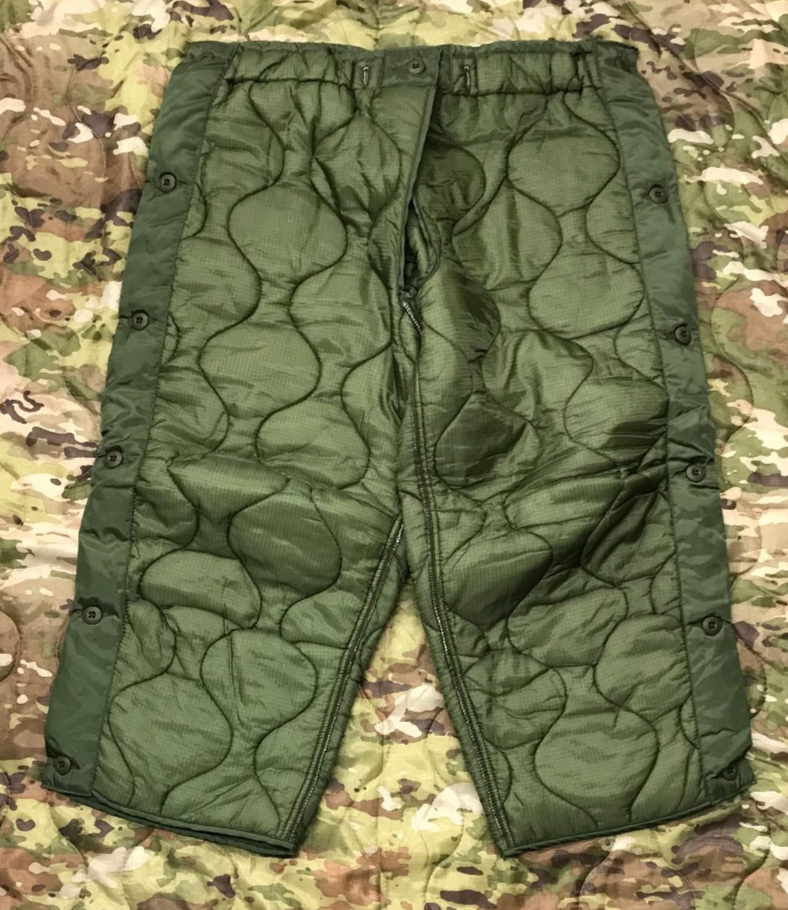 M65 Woodland Cold Weather Field Pants w Liner and Suspenders NOS
