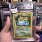 1999 Pokemon Venusaur 015/102 Base Set Holo BGS NM-MT 8