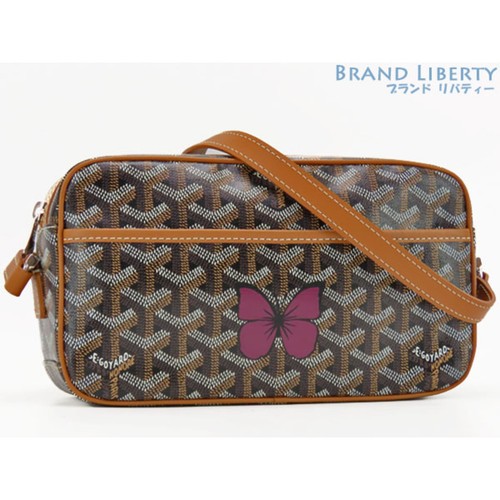 Goyard Cup Veil PM Bag Marcage Crossbody Shoulder Pochette Butterfly Used LIBR-0